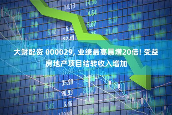 大财配资 000029, 业绩最高暴增20倍! 受益房地产项目结转收入增加
